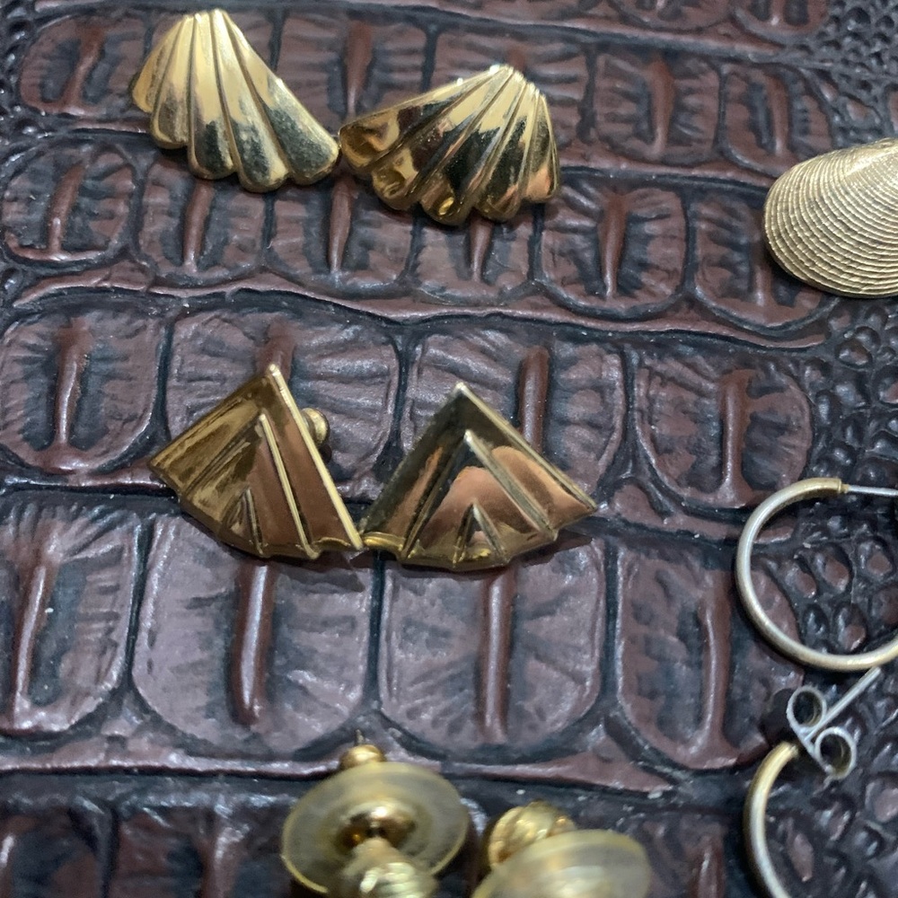 Mixed Gold Earring Set - Picture 2 of 5
